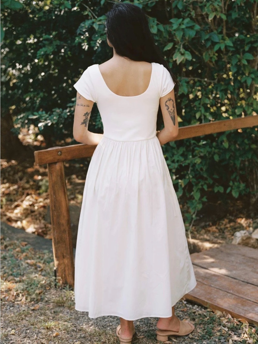 Christy Dawn Monica Dress in Antique White - Picture 9 of 10